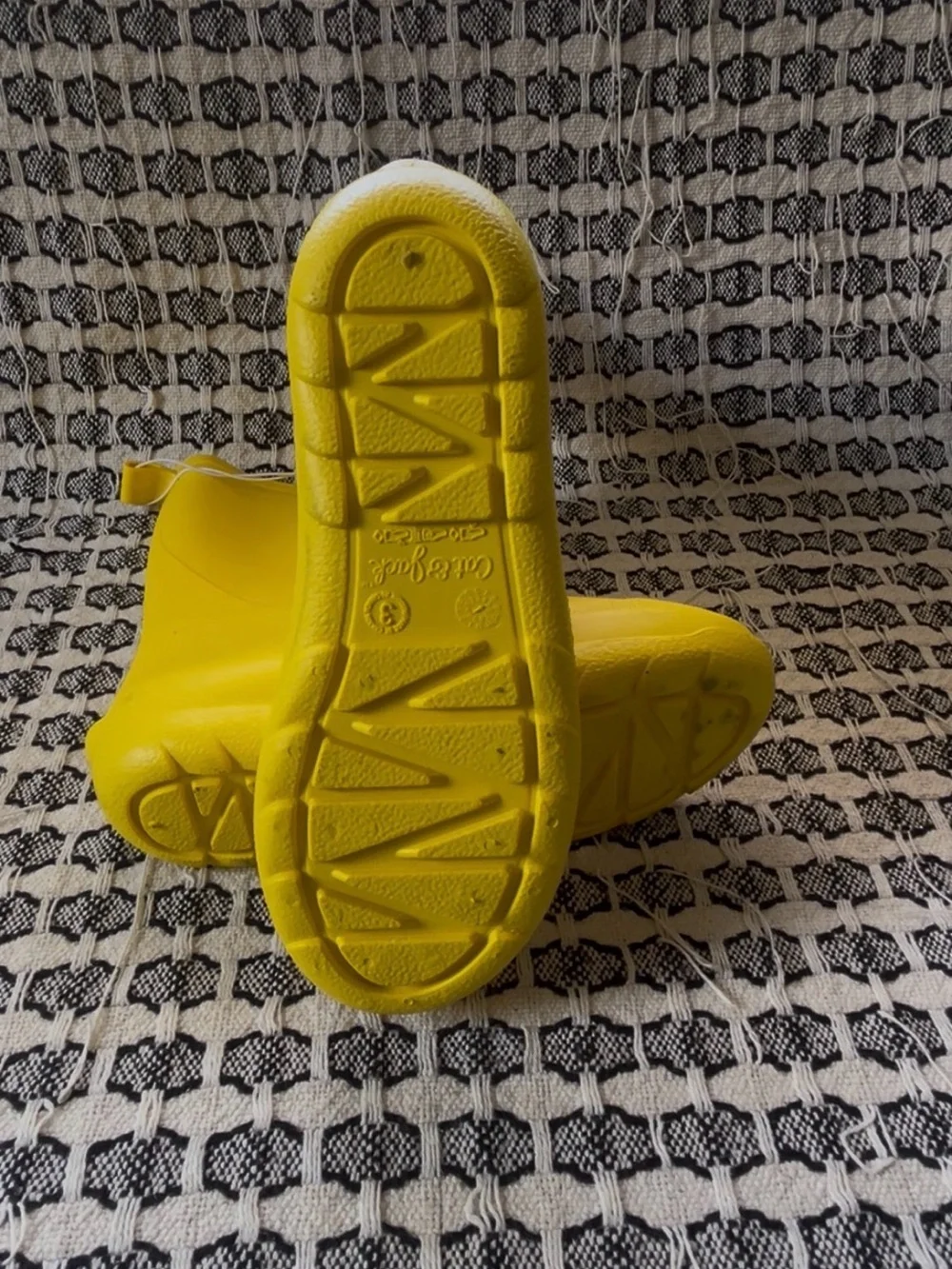 Cat & Jack Bright Yellow Kids Rain Boots
